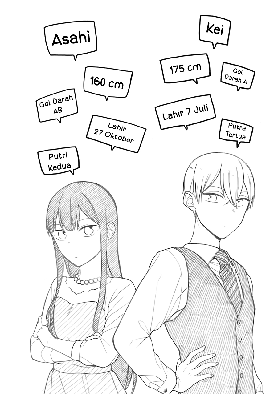 Naka no Warui Iinazuke no Hanashi Chapter 13.5 Gambar 19
